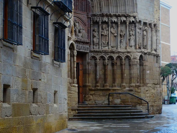Heiliger Bartolome Mittelalterliche Kirche Logrono Spanien — Stockfoto