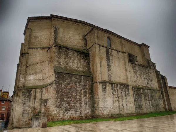 Santiago Real Oldest Church Back Logrono Spain — Zdjęcie stockowe