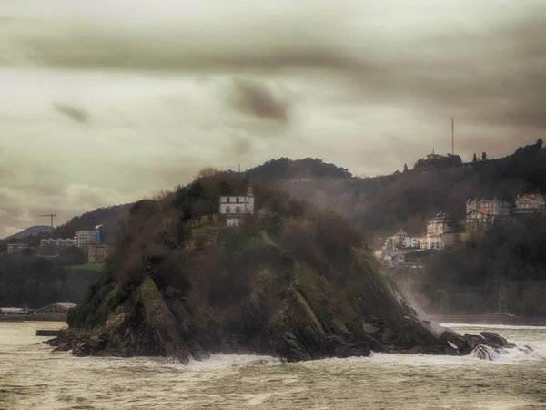 San Sebastian Fantastica Isola Santa Clara Inverno — Foto Stock