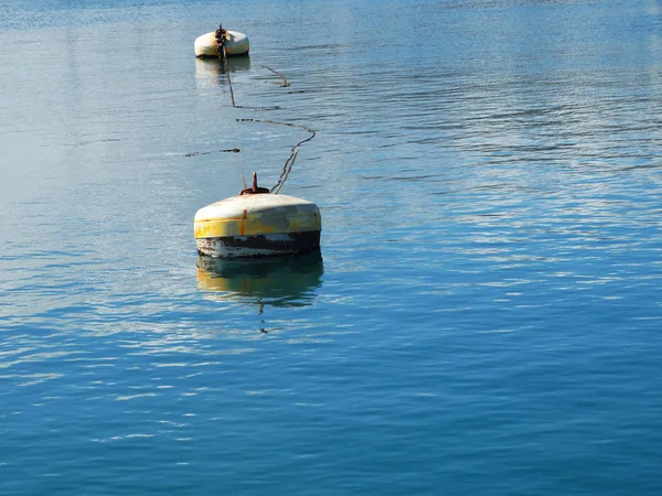 Buoys Floating Sea Harbor — Stock Photo, Image