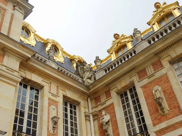 Palast Von Versailles Freien Der Nähe Von Paris Frankreich März — Stockfoto