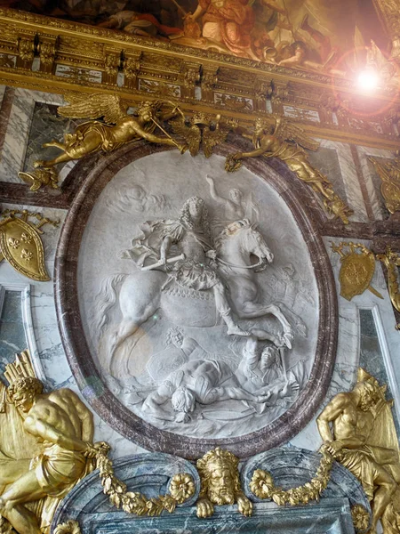 Sala Guerra Palácio Versalhes Paris França Março 2018 — Fotografia de Stock