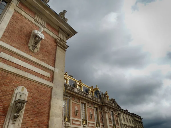 Архітектура Палацу Версаль Докладно Описано Парижі Франції — стокове фото