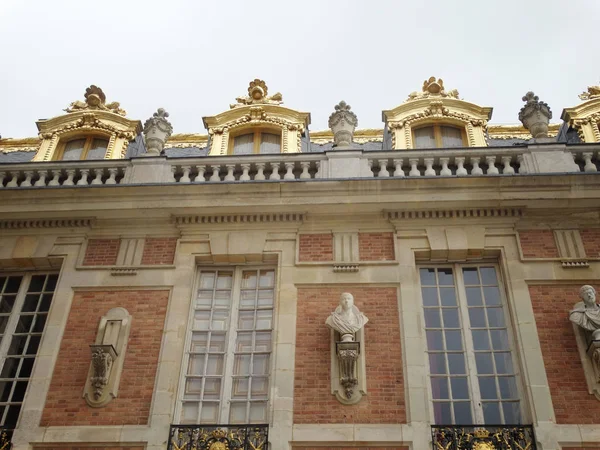 Palácio Versalhes Detalhes Arquitetura Paris França — Fotografia de Stock