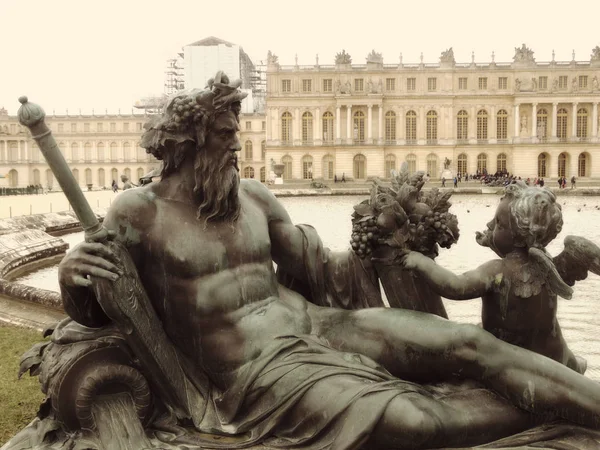 Escultura Palácio Versalhes Dos Maiores Museus Escultura Livre Mundo Paris — Fotografia de Stock