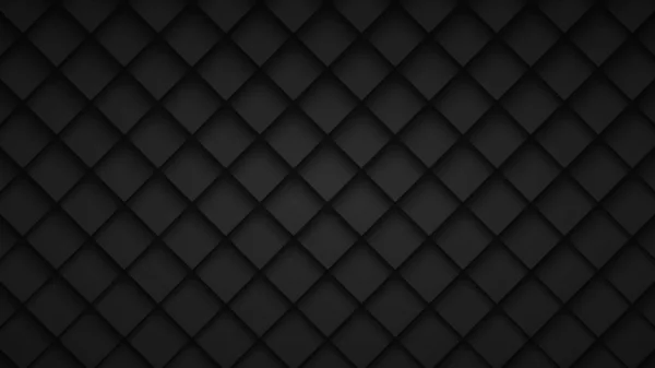 Чорний Фон Абстрактний Геометричний Квадратний Дизайн Фактурі Стіни Векторні Ілюстрації — стоковий вектор