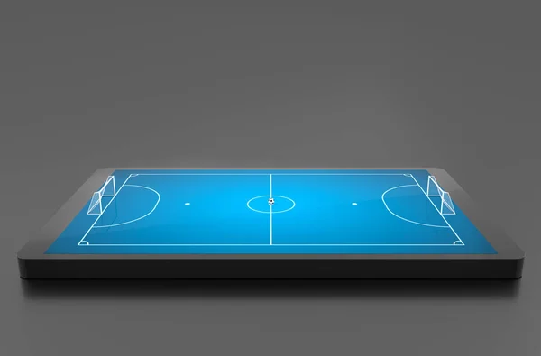 Estádio de Futsal. Ilustração 3D — Fotografia de Stock