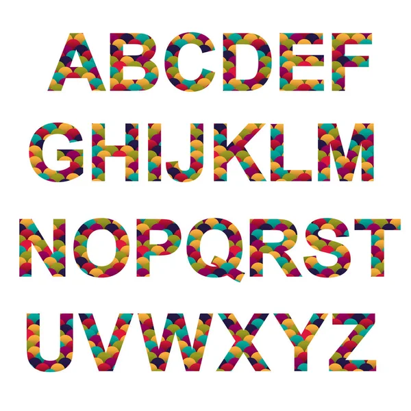 Alphabet Set Design, Vektor — Stockvektor