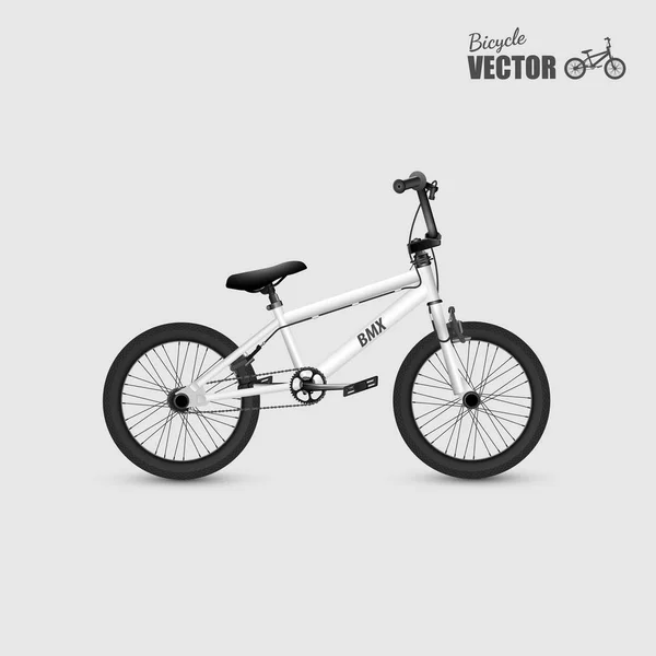 Realistic Bmx Bicycle Vector — Stock Vector