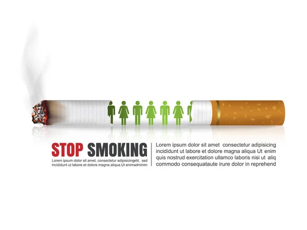 Dünya tütün gün kavramı, No Smoking, Dur Sigara İçilmez, vektör