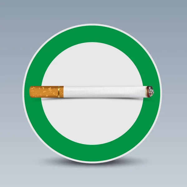 Zone Fumeurs Signe — Image vectorielle