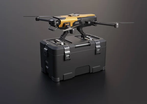 Drone for delivery service. 3D illustration