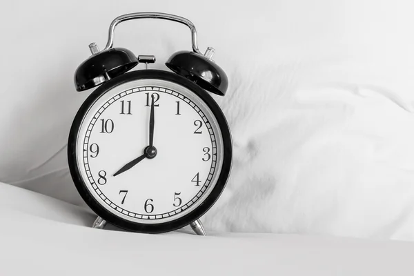 Still Life Vintage Alarm Clock Bed Alarm Clock Show Clock — Stock Photo, Image