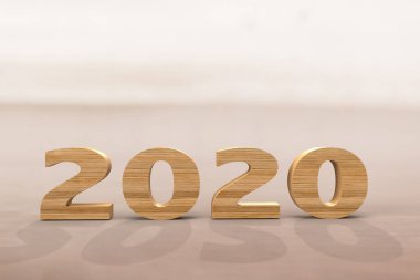 2020 Yeni Yıl, Tahta Numara.