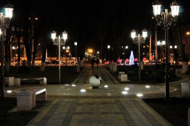 Armavir 'de gece trafik aksamı