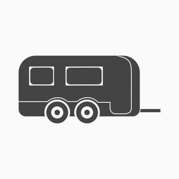 Caravan icon of vector illustration for web and mobile — Stock Vector