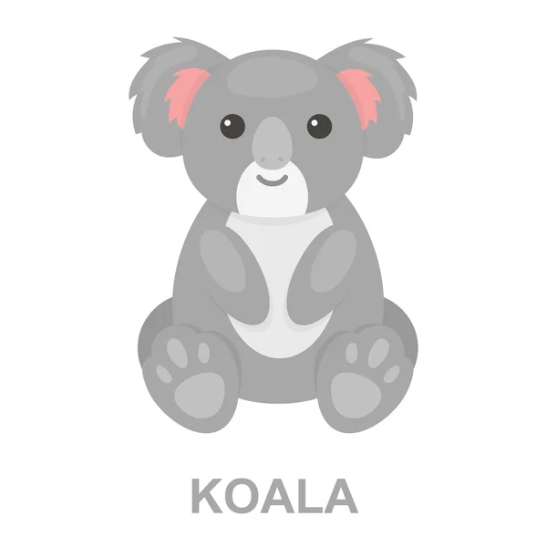 Koala-Ikone Cartoon. Einzelne Tier-Ikone aus dem großen Tier-Set. — Stockvektor