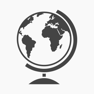 Gobe simgesi karikatür. Büyük okul, üniversite seti tek eğitim simgesi.