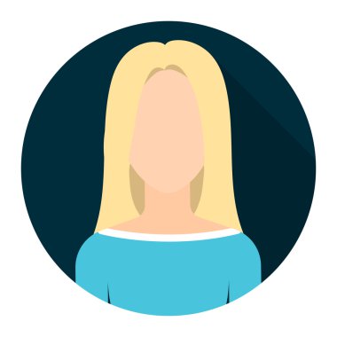 Kadın kutsal kişilerin resmi çizgi film. Tek avatar, büyük avatar sevgiyle Icon set.