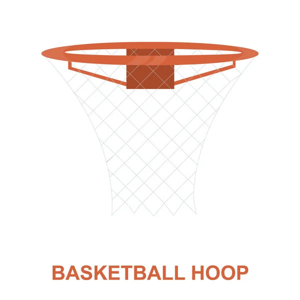 Μπάσκετ hoop εικονίδιο καρτούν. Ενιαία αθλητισμού εικονίδιο από το μεγάλο γυμναστήριο, υγιής, σύνολο προπόνηση. — Διανυσματικό Αρχείο