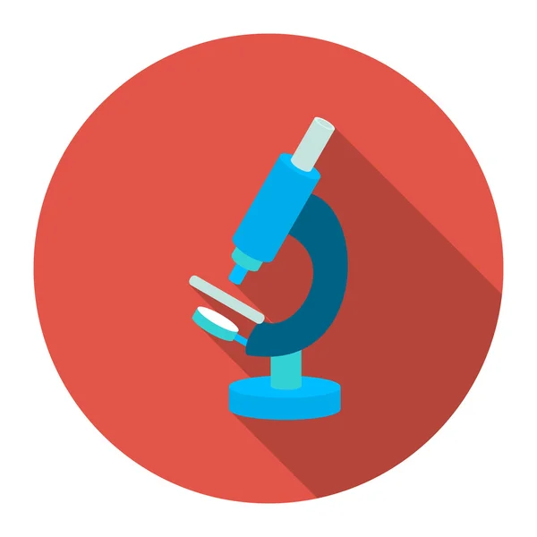 Caricature d'icône de microscope. Icône de médecine unique du grand ensemble médical, soins de santé . — Image vectorielle