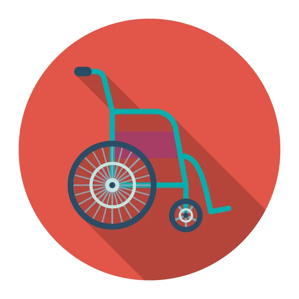 Wheelchair icon cartoon. Single medicine icon from the big medical, healthcare set. — Wektor stockowy