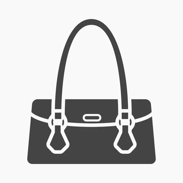 Frauen Tasche Symbol der Vektorillustration für Web und Handy — Stockvektor