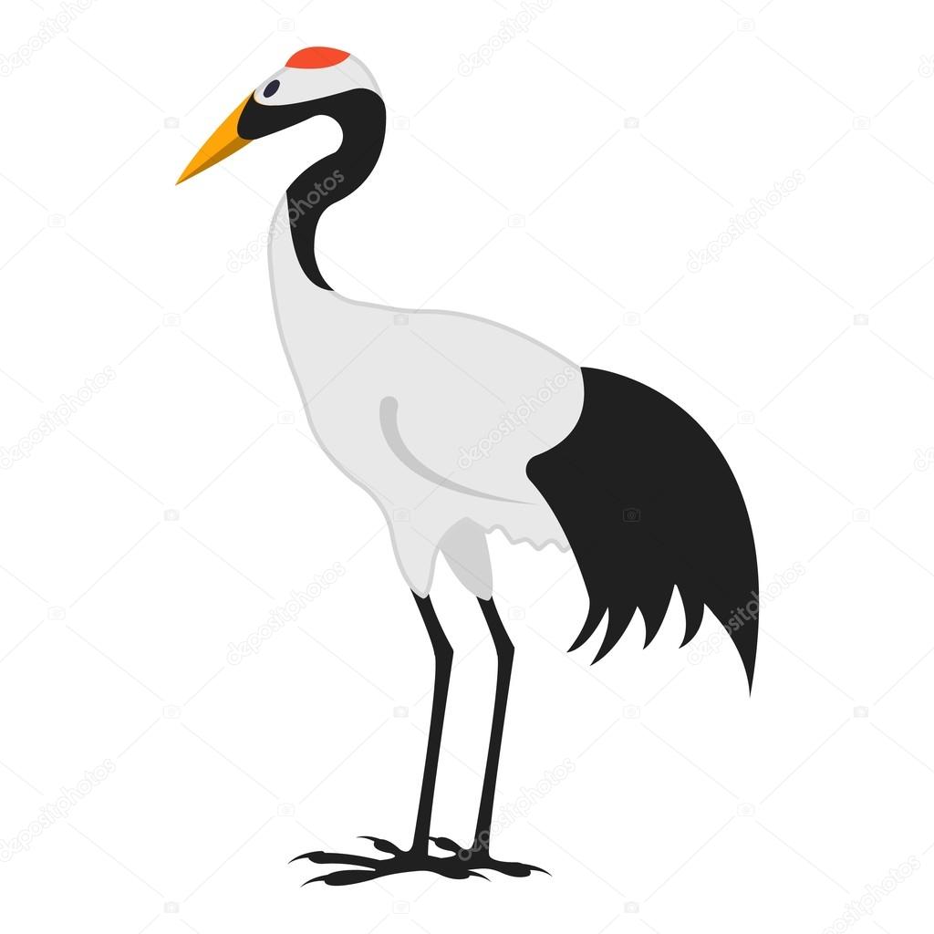 Red-crowned crane icon in cartoon style isolated on white background. Japan symbol stock vector illustration. Stock Vector Image by ©PandaVector #125591718 Red-crowned crane icon in cartoon style isolated on white background. Japan symbol stock vector illustration. Stock Vector Image by ©PandaVector #125591718