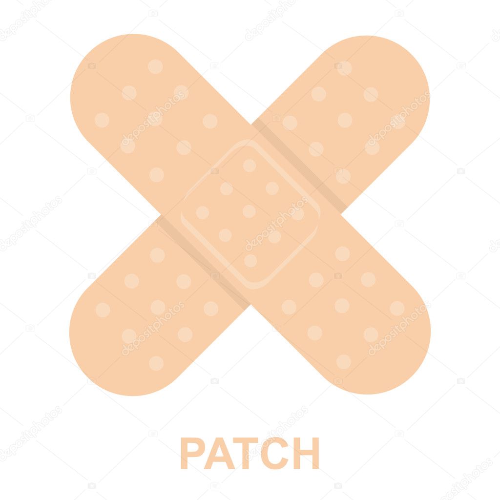 Adhesive plaster icon cartoon. Single medicine icon from the big medical, healthcare collection.