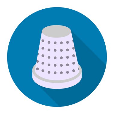 Rastr resmi web ve mobil için yüksük simgesi