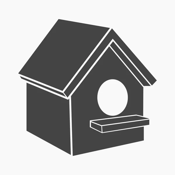 Ícone Birdhouse de rastr ilustração para web e celular — Fotografia de Stock