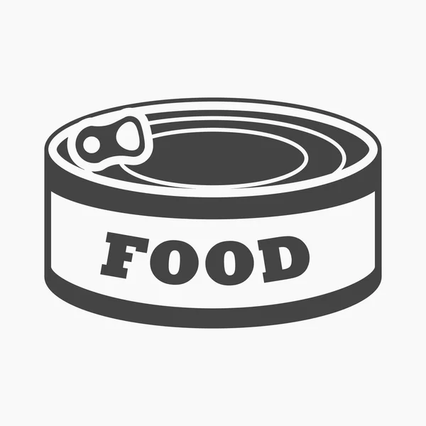 Kot żywność ikona ilustracja rastrowa dla sieci web i mobilnych — Zdjęcie stockowe