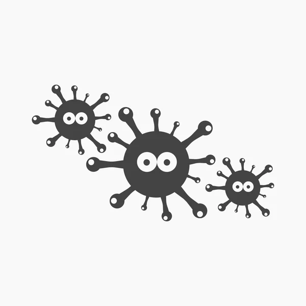 Virus icon simple. Single sick icon from the big ill, disease simple. — Stock Photo, Image