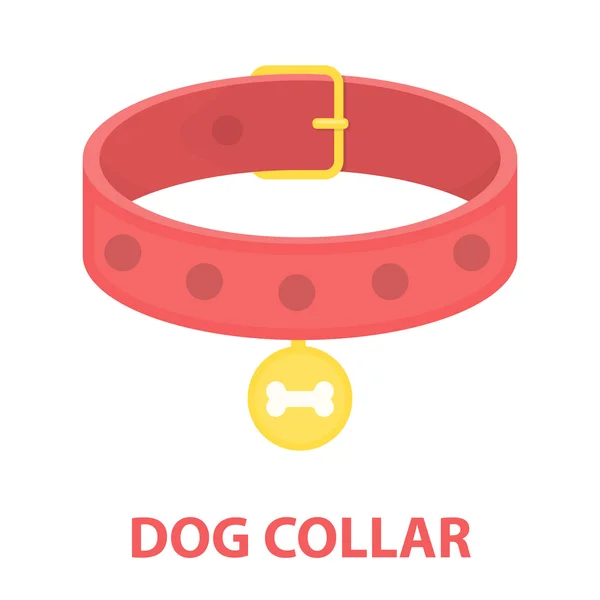 Hond kraag rastr pictogram in cartoon stijl voor web — Stockfoto