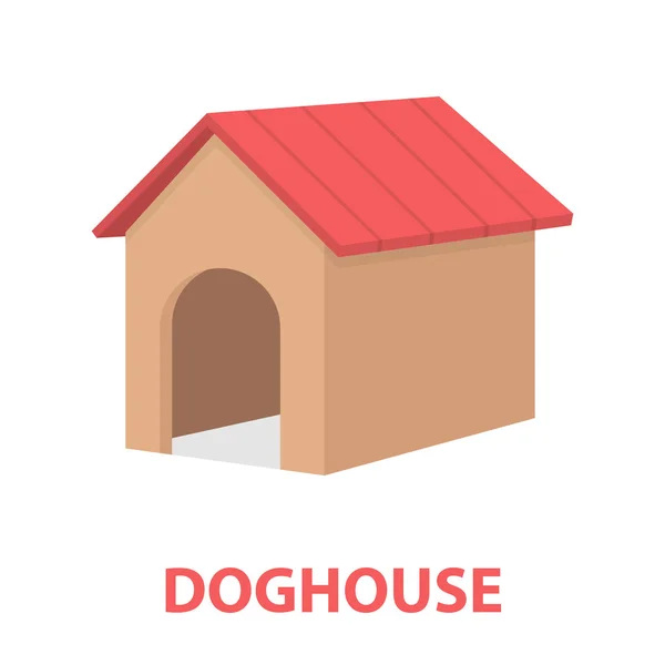 Doghouse icône rastr dans le style de dessin animé pour le web — Photo