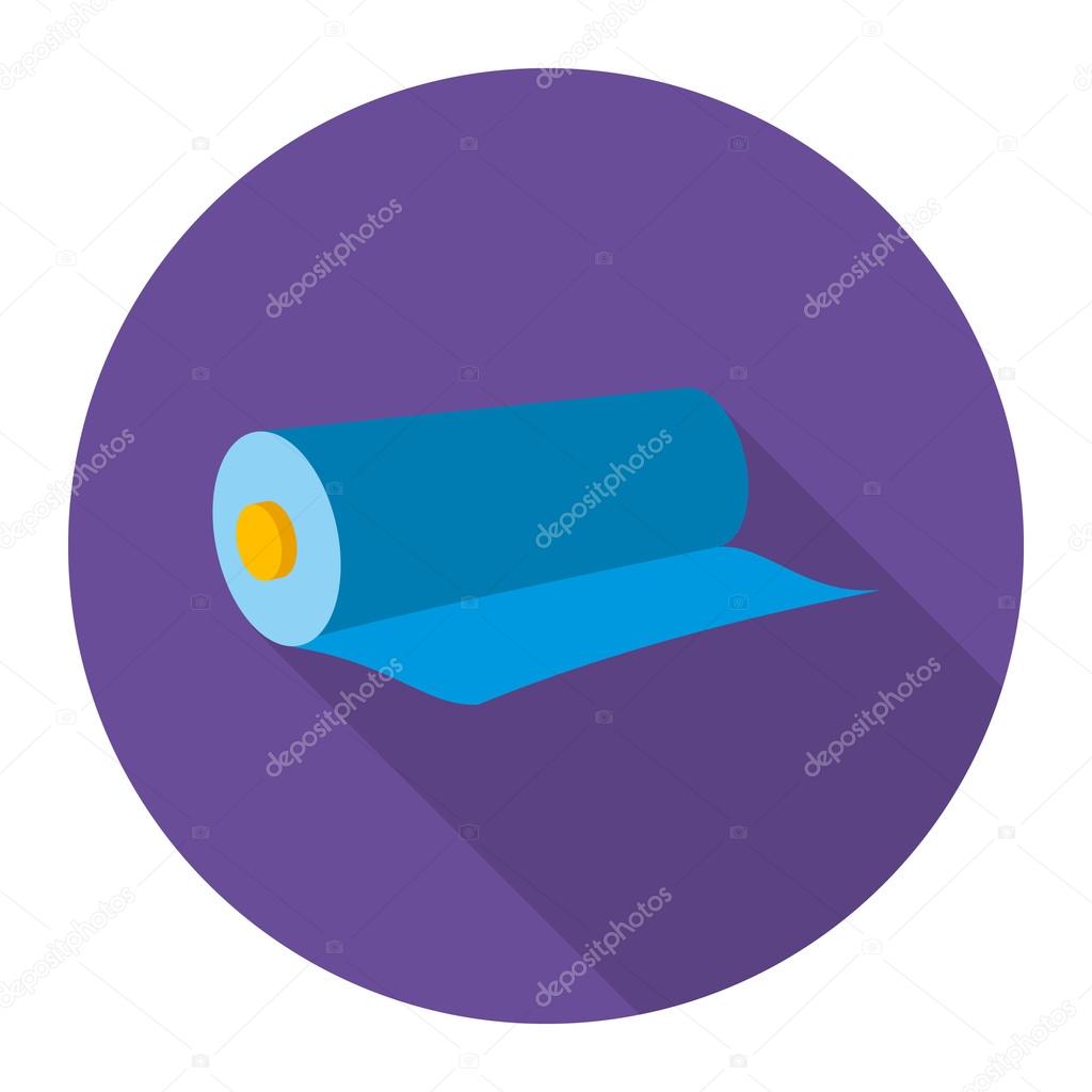 Textile roll icon of rastr illustration for web and mobile design