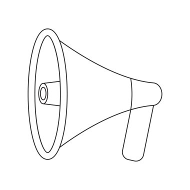 Megafon simge siyah. Tek siluet yangın büyük itfaiye çizgi - hisse senedi vecto - hisse senedi vecto - hisse senedi vecto - hisse senedi rastr simgesinden ekipman