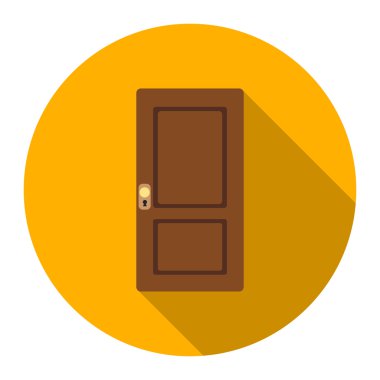 Rastr resmi web ve mobil için kapı simgesi