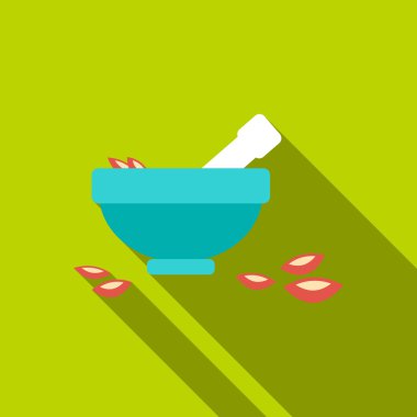 Rastr resmi web ve mobil için tuz kase simgesi