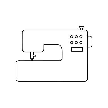 Rastr resmi web ve mobil için dikiş makinesi simgesini