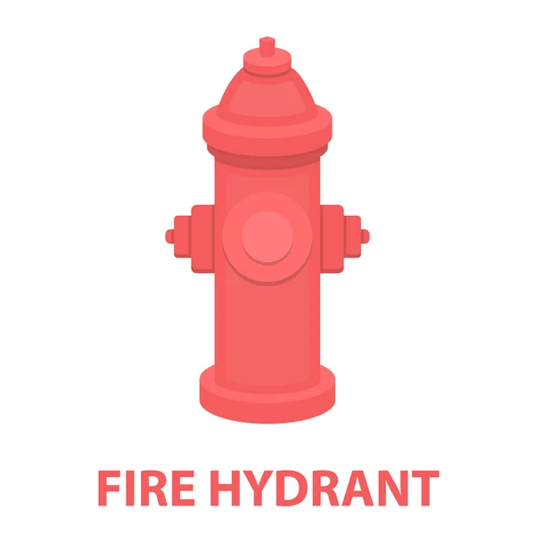 Hydrantu rastr ikonu v kreslený styl pro web — Stock fotografie