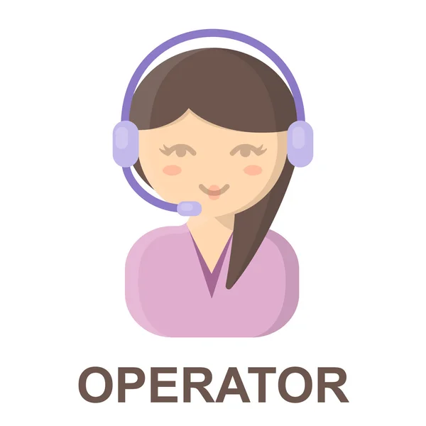 Support cartoon icon. Illustration for web and mobile design. — Stock Photo, Image