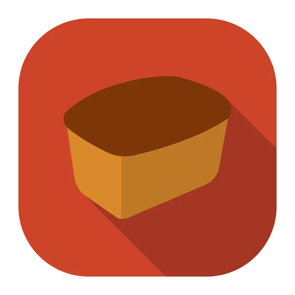 Chléb ikona rastr ilustrace pro web a mobilní zařízení — Stock fotografie
