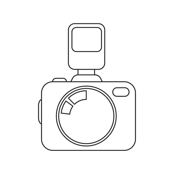 Ícone de câmera de foto de rastr ilustração para web e celular — Fotografia de Stock
