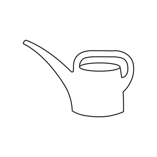 Watering can icon of rastr illustration for web and mobile — Stock Photo, Image