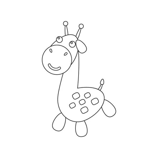 Ikona čáry žirafa. Ilustrace pro web a mobilní design. — Stock fotografie