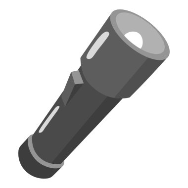 Web ve mobil için vektör çizim el feneri simgesi