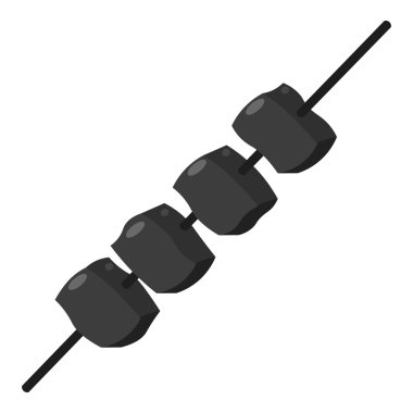 Et kebabı simge vektör çizim için web ve hareket eden