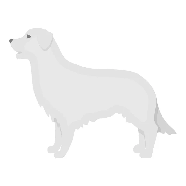 Av köpeği vektör simgesi web için tek renkli tarzında — Stok Vektör