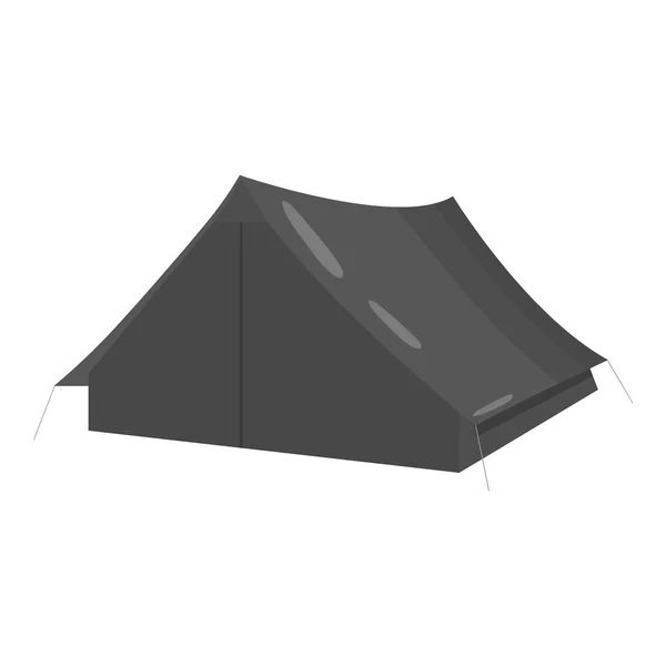 Turist çadır simge vektör çizim için web ve hareket eden — Stok Vektör